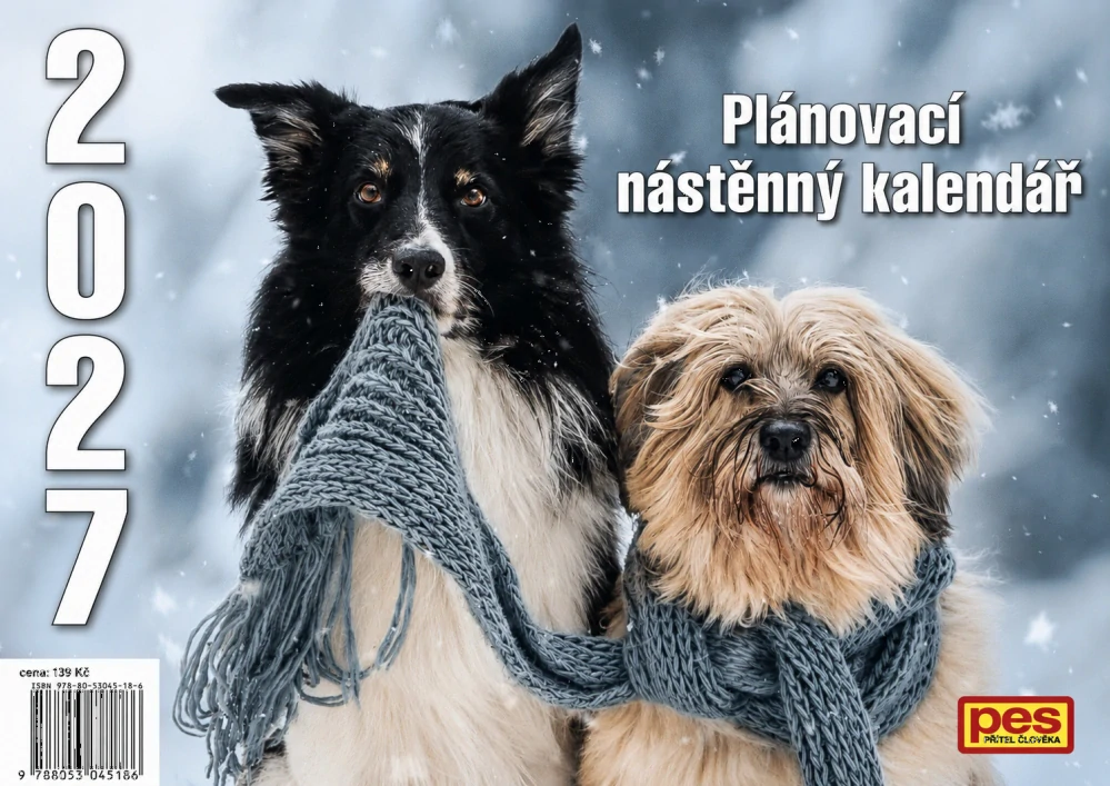 Plánovací nástěnný kalendář 2027, doručení 5.10.2026